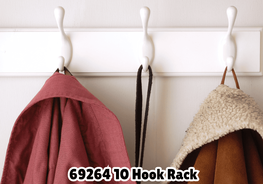 69264 10 Hook Rack