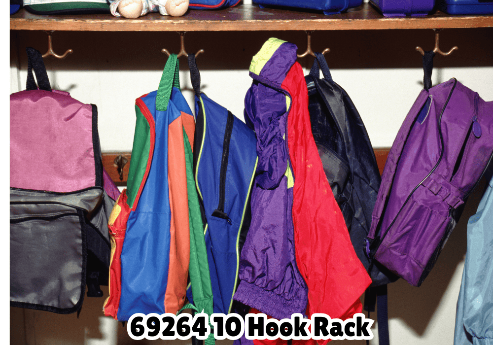 69264 10 Hook Rack