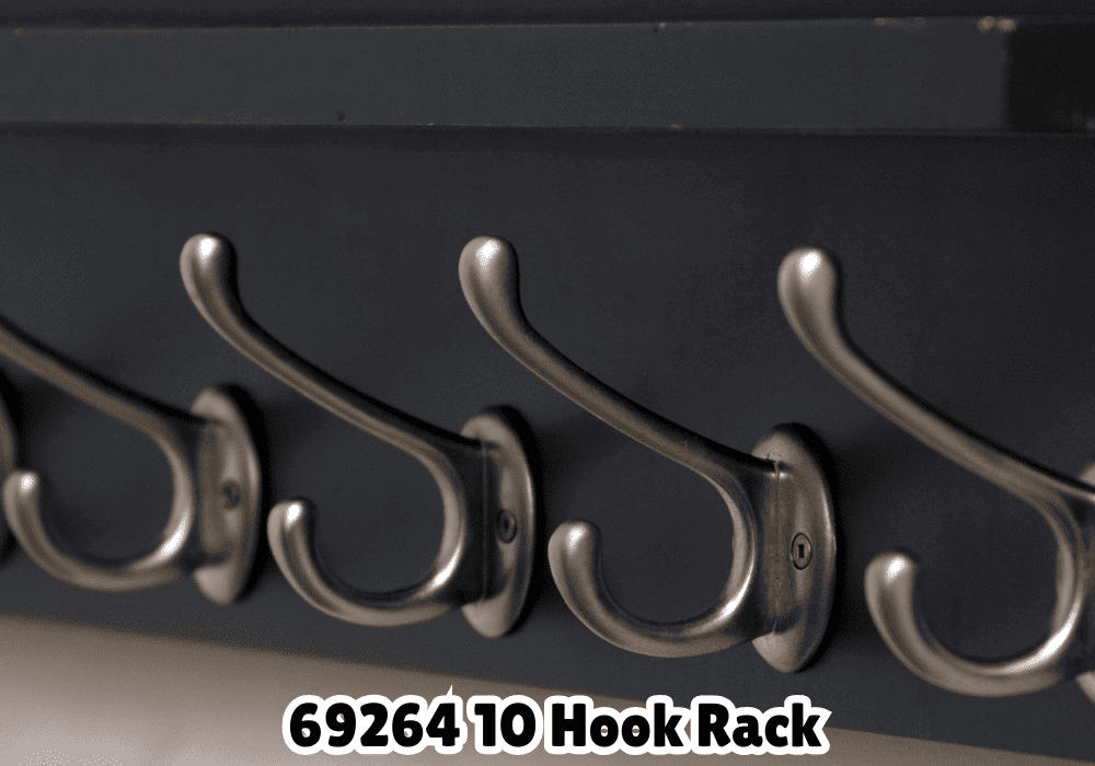 69264 10 Hook Rack